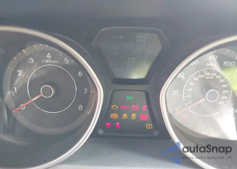 2013 Hyundai Elantra Gls z USA, uszkodzony, nr VIN 5NPDH4AE2DH266219